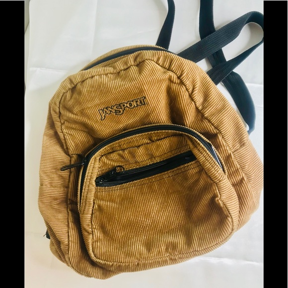 retro corduroy backpack